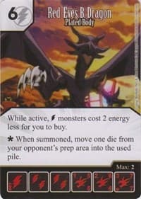 Red-Eyes B. Dragon - Plated Body - Yu-Gi-Oh! Series One - Dice Masters card