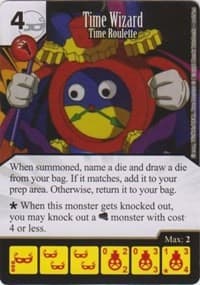 Time Wizard - Time Roulette - Yu-Gi-Oh! Series One - Dice Masters card