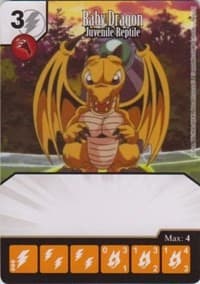 Baby Dragon - Juvenile Reptile - Yu-Gi-Oh! Series One - Dice Masters card