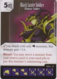 Black Luster Soldier - Ultimate Soldier - Yu-Gi-Oh! Series One - Dice Masters card