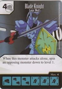 Blade Knight - Lone Wolf - Yu-Gi-Oh! Series One - Dice Masters card