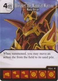 Breaker the Magical Warrior - Mana Break - Yu-Gi-Oh! Series One - Dice Masters card
