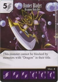 Buster Blader - Dragon Butcher - Yu-Gi-Oh! Series One - Dice Masters card