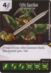 Celtic Guardian - Lightning Fast - Yu-Gi-Oh! Series One - Dice Masters card