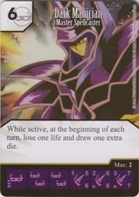 Dark Magician - Master Spellcaster - Yu-Gi-Oh! Series One - Dice Masters card