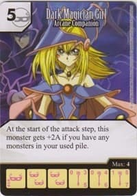 Dark Magician Girl - Arcane Companion - Yu-Gi-Oh! Series One - Dice Masters card