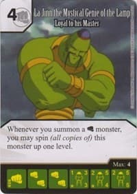 La Jinn the Mystical Genie of the Lamp - Loyal to his Master - Yu-Gi-Oh! Series One - Dice Masters card