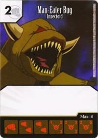Man-Eater Bug - Insectoid - Yu-Gi-Oh! Series One - Dice Masters card