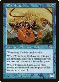 Wormfang Crab - Judgment - Magic: The Gathering card