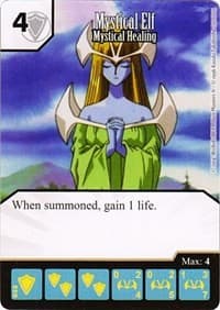 Mystical Elf - Mystical Healing - Yu-Gi-Oh! Series One - Dice Masters card