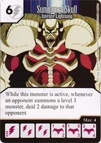 Summoned Skull - Intense Lightning - Yu-Gi-Oh! Series One - Dice Masters card