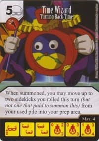 Time Wizard - Turning Back Time - Yu-Gi-Oh! Series One - Dice Masters card