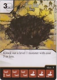 Trap Hole - Deep - Yu-Gi-Oh! Series One - Dice Masters card