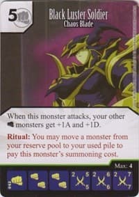 Black Luster Soldier - Chaos Blade - Yu-Gi-Oh! Series One - Dice Masters card