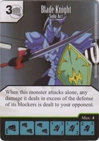 Blade Knight - Solo Act - Yu-Gi-Oh! Series One - Dice Masters card