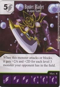 Buster Blader - Dragon Slayer - Yu-Gi-Oh! Series One - Dice Masters card