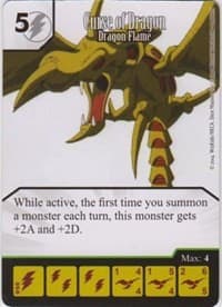 Curse of Dragon - Dragon Flame - Yu-Gi-Oh! Series One - Dice Masters card