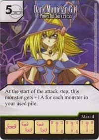 Dark Magician Girl - Powerful Sorceress - Yu-Gi-Oh! Series One - Dice Masters card