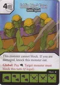 Goblin Attack Force - Goblin Squad - Yu-Gi-Oh! Series One - Dice Masters card