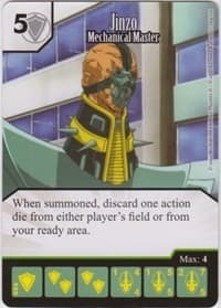 Jinzo - Mechanical Master - Yu-Gi-Oh! Series One - Dice Masters card