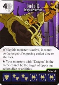 Lord of D. - Dragon Protector - Yu-Gi-Oh! Series One - Dice Masters card