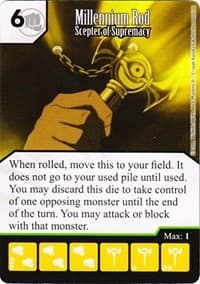 Millennium Rod - Scepter of Supremacy - Yu-Gi-Oh! Series One - Dice Masters card