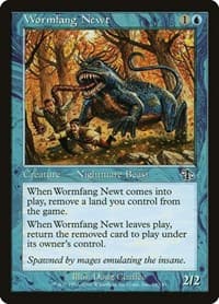 Wormfang Newt - Judgment - Magic: The Gathering card