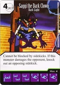 Saggi the Dark Clown - Dark Light - Yu-Gi-Oh! Series One - Dice Masters card