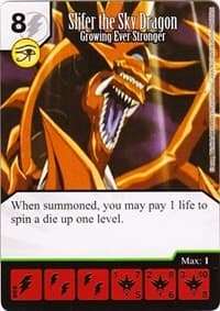 Slifer the Sky Dragon - Growing Ever Stronger - Yu-Gi-Oh! Series One - Dice Masters card
