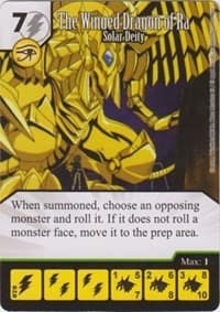 The Winged Dragon of Ra - Solar Deity - Yu-Gi-Oh! Series One - Dice Masters card
