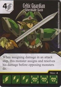 Celtic Guardian - Silverblade Slash - Yu-Gi-Oh! Series One - Dice Masters card