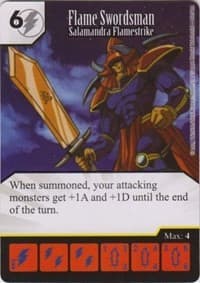 Flame Swordsman - Salamandra Flamestrike - Yu-Gi-Oh! Series One - Dice Masters card