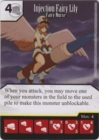 Injection Fairy Lily - Fairy Nurse - Yu-Gi-Oh! Series One - Dice Masters card