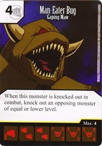 Man-Eater Bug - Gaping Maw - Yu-Gi-Oh! Series One - Dice Masters card