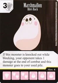 Marshmallon - Bites Back - Yu-Gi-Oh! Series One - Dice Masters card