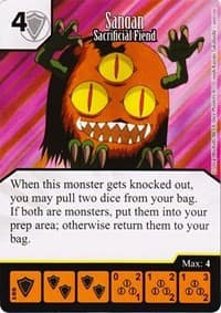 Sangan - Sacrificial Fiend - Yu-Gi-Oh! Series One - Dice Masters card