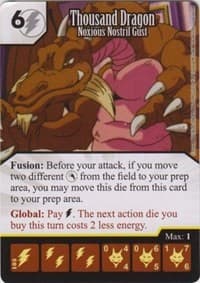 Thousand Dragon - Noxious Nostril Gust - Yu-Gi-Oh! Series One - Dice Masters card