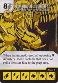 The Winged Dragon of Ra - The Most Powerful Egyptian God - Yu-Gi-Oh! Series One - Dice Masters card