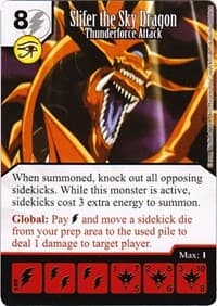 Slifer the Sky Dragon - Thunderforce Attack - Yu-Gi-Oh! Series One - Dice Masters card