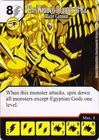 The Winged Dragon of Ra - Blaze Cannon - Yu-Gi-Oh! Series One - Dice Masters card