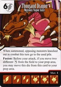 Thousand Dragon - Noxious Vapor Gust - Yu-Gi-Oh! Series One - Dice Masters card