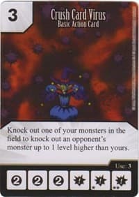 Crush Card Virus - Yu-Gi-Oh! Series One - Dice Masters card