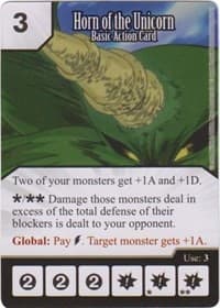 Horn of the Unicorn - Yu-Gi-Oh! Series One - Dice Masters card