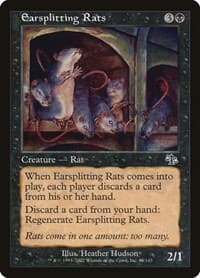 Earsplitting Rats - Judgment - Magic: The Gathering card