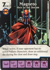 Magneto - Heir to the Dream - The Uncanny X-Men: Organized Play - Dice Masters card