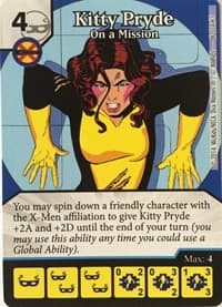 Kitty Pryde - On a Mission - The Uncanny X-Men: Organized Play - Dice Masters card