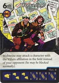 Wolverine - Wanted - The Uncanny X-Men: Organized Play - Dice Masters card