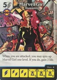 Marvel Girl - Humanity - The Uncanny X-Men: Organized Play - Dice Masters card