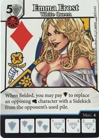 Emma Frost - White Queen - The Uncanny X-Men: Organized Play - Dice Masters card