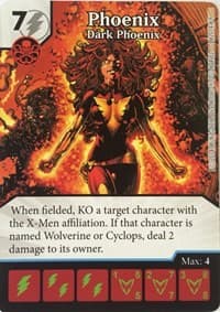 Phoenix - Dark Phoenix - The Uncanny X-Men: Organized Play - Dice Masters card